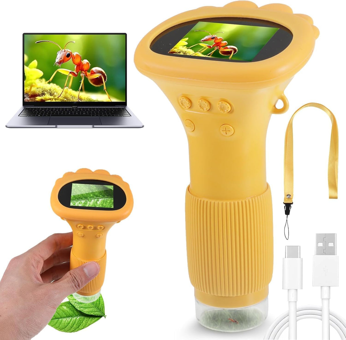 WonderLens™ – Handheld HD Digital Discovery Microscope